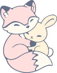 bunny and fox svg I made